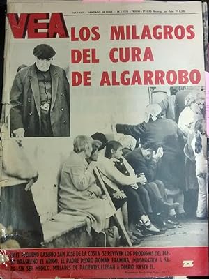 Revista Vea N° 1.685 - 14 / X / 1971. El fabuloso ferrocarril subterráneo. Fotos : Sergio Larraín...