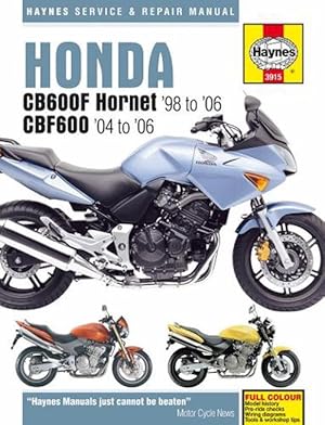 Seller image for Honda CB600F Hornet & CBF600 (98 - 06) Haynes Repair Manual (Paperback) for sale by AussieBookSeller