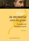 Imagen del vendedor de Hilar tu memoria entre las gentes a la venta por AG Library