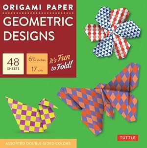 Seller image for Origami Paper - Geometric Designs - 6 3/4" - 49 Sheets (Paperback) for sale by Grand Eagle Retail