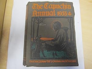 Seller image for The Capuchin Annual 1953-54. Twenty-Second Year Of Publication. for sale by Goldstone Rare Books