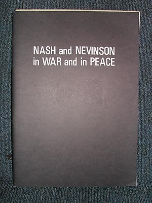 Nash and Nevinson in War and in Peace The Graphic Work 1914-1920 31 October-19 November 1977