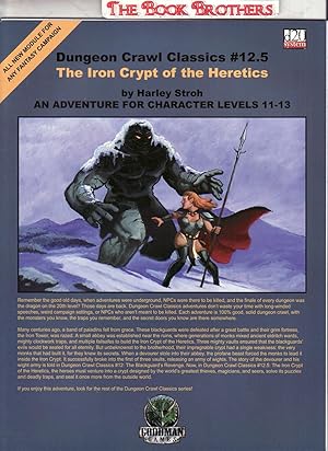 Bild des Verkufers fr Dungeon Crawl Classics #12.5: Iron Crypt of the Heretics zum Verkauf von THE BOOK BROTHERS