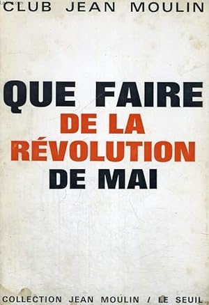 Bild des Verkufers fr Que faire de la rvolution de mai zum Verkauf von Le-Livre