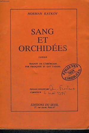 Immagine del venditore per Sang et orchides venduto da Le-Livre