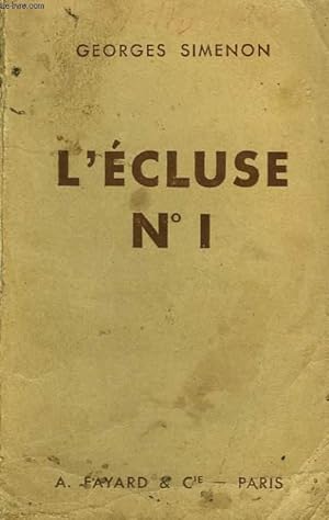 Image du vendeur pour L'ECLUSE N 1. mis en vente par Le-Livre