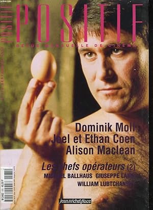 Bild des Verkufers fr POSITIF N475 - FOMINIK MOLL - JOEL ET ETHAN COEN - ALISON MACLEAN. zum Verkauf von Le-Livre