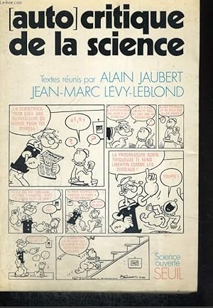 Image du vendeur pour (Auto)critique de la science mis en vente par Le-Livre