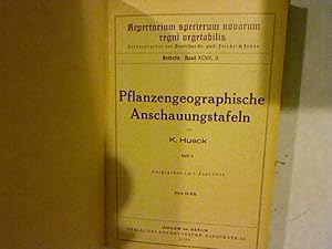 Bild des Verkufers fr Pflanzengeographische Anschauungstafeln. Heft 3. Repertorium specierum novarum regni vegetabilis Beihefte Band XCVII,1- 3. zum Verkauf von Antiquariat Bookfarm