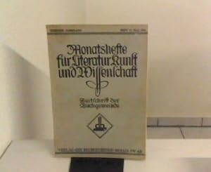 Monatshefte für Literatur, Kunst und Wissenschaft - Zeitschrift der Buchgemeinde Heft 11, Mai1934...