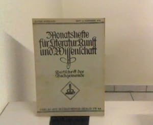 Monatshefte für Literatur, Kunst und Wissenschaft - Zeitschrift der Buchgemeinde Heft 6, Dezember...