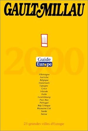 Bild des Verkufers fr Guide gault millau europe 2000 zum Verkauf von JLG_livres anciens et modernes
