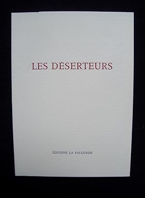 Bild des Verkufers fr Les Dserteurs - zum Verkauf von Le Livre  Venir