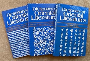 Seller image for Dictionary of Oriental Literatures (3 VOLUME SET) for sale by Call Phil Now - Books