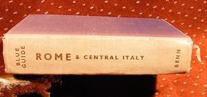 Imagen del vendedor de THE BLUE GUIDES ROME AND CENTRAL ITALY a la venta por THE BOOK VAULT