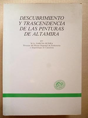 Imagen del vendedor de Descubrimiento y Trascendencia de las Pinturas de Altamira. a la venta por Carmichael Alonso Libros