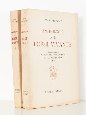 Seller image for Anthologie de la posie vivante ( 2 tomes - complet ) for sale by Librairie du Cardinal