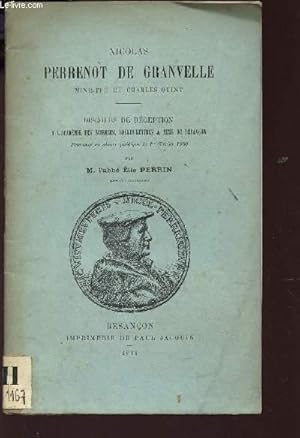 Image du vendeur pour NICOLAS PERRENOT DE GRANVELLE - DISCOURS DE RECEPTION mis en vente par Le-Livre