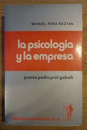 Immagine del venditore per La psicologa y la empresa venduto da La Leona LibreRa