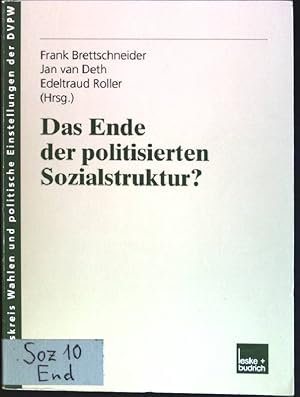 Bild des Verkufers fr Das Ende der politisierten Sozialstruktur? Wahlen und politische Einstellungen; 8 zum Verkauf von books4less (Versandantiquariat Petra Gros GmbH & Co. KG)