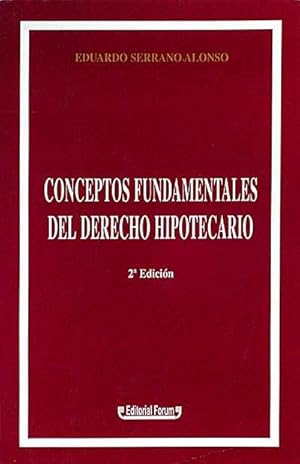 Imagen del vendedor de Conceptos fundamentales del derecho hipotecario a la venta por LibroUsado | TikBooks