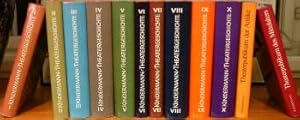 Bild des Verkufers fr Theatergeschichte Europas. Bd. 1 - 10 bzw. 12 Bd.: Das Theater der Antike und des Mittelalters. Bd. 2: Das Theater der Renaissance. Bd. 3: Das Theater der Barockzeit. Bd. 4 u. 5: Von der Aufklrung zur Romantik. 1. u. 2.Teil. Bd. 6: Romantik. Bd. 7: Realismus. Bd. 8, 9, 10: Naturalismus und Impressionismus. Mit zahlreichen Abbildungen. zum Verkauf von Antiquariat Weinek