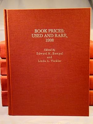 Bild des Verkufers fr BOOK PRICES: USED AND RARE 1994, 1995, 1996, 1997 and 1998. 5 volumes. zum Verkauf von J & J House Booksellers, ABAA