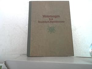 Mitteilungen des Deutschen Alpenvereins [hier:] Jahrgang 1940 / 41 - Oktober 1940 bis September 1...