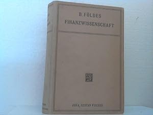 Finanzwissenschaft.