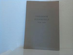 Theodor Hämmerle 1859 - 1930. - Sonderabdruck aus dem 7. Band der " Österreichischen Biographie" ...