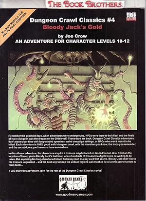 Bild des Verkufers fr Dungeon Crawl Classics #4: Bloody Jack's Gold zum Verkauf von THE BOOK BROTHERS