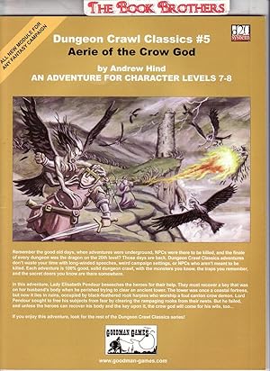 Bild des Verkufers fr Dungeon Crawl Classics #5: Aerie of the Crow God zum Verkauf von THE BOOK BROTHERS