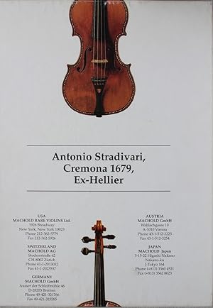 Antonio Stradivarius, Cremona 1679, Ex-Hellier