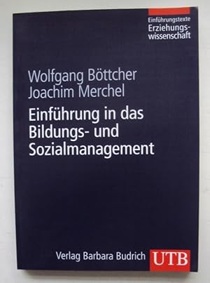 Imagen del vendedor de Einfhrung in das Bildungs- und Sozialmanagement. a la venta por Der Buchfreund