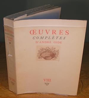 ŒUVRES COMPLÈTES, tome VIII ( 8 )