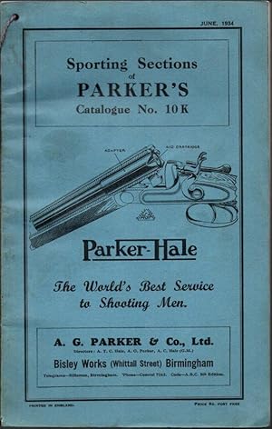 Sporting Sections of Parker's Catalogue No. 10 K, June 1934