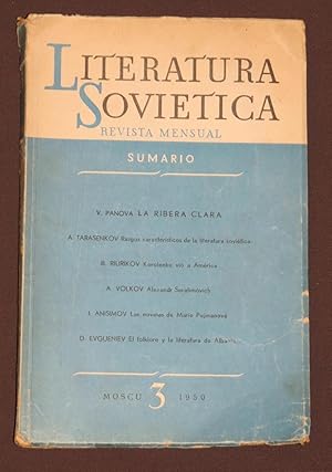 Literatura Soviética. Revista Mensual 3