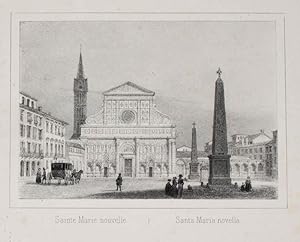 Lithographie-Ansicht von Arnout. Sainte Marie nouvelle / Santa Maria novella.