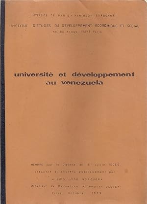 Université et développement au Venezuela