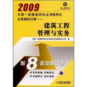 Imagen del vendedor de 2009 a construction Qualification Exam papers: construction project management and practice full simulation(Chinese Edition) a la venta por liu xing