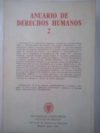 Imagen del vendedor de Anuario de derechos humanos 2 a la venta por Librera Ofisierra