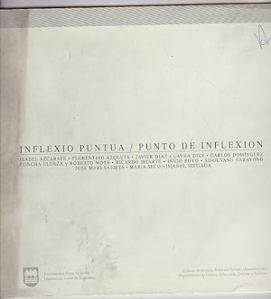 Imagen del vendedor de Punto de inflexin. Isabel Azcrate. Florentino Azqueta. Javier Daz. Laura Dez. Carlos Domnguez. Concha Elorza y Roberto Mota. Ricardo Iriarte. Iigo Royo. Sisouvanh Saravong. Jose Mari Sasieta. Mara Seco. Imanol Sistiaga a la venta por LIBRERA GULLIVER