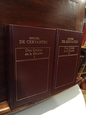 Imagen del vendedor de Don Quijote de la Mancha (dos tomos) a la venta por Libros Antuano