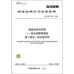 Immagine del venditore per Monitoring and management of information classification code Safety class (Part 1): Comprehensive code (QGDW 348-2009)(Chinese Edition) venduto da liu xing