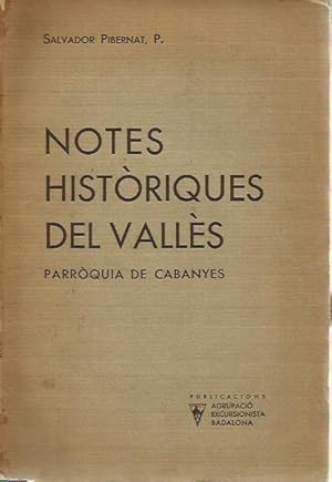 NOTES HISTÒRIQUES DEL VALLÈS Parròquia de Cabanyes