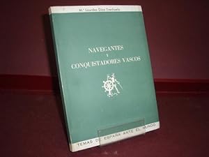 Bild des Verkufers fr NAVEGANTES Y CONQUISTADORES VASCOS DIAZ TRECHUELO MARIA LOURDES 1965 zum Verkauf von LIBRERIA ANTICUARIA SANZ