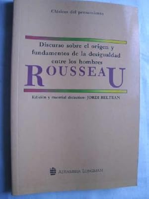 DISCURSO SOBRE EL ORIGEN Y FUNDAMENTOS DE LA DESIGUALDAD ENTRE LOS HOMBRES