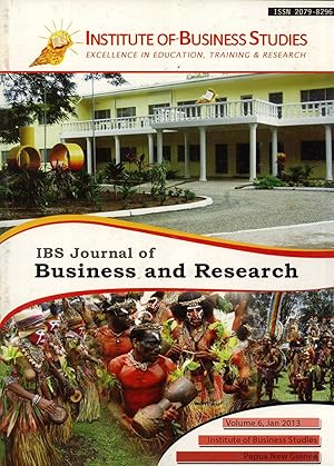 Seller image for IBS Journal of Business and Research, Volume 6 for sale by Masalai Press