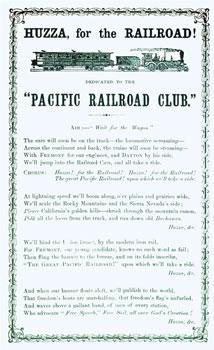 Imagen del vendedor de Huzza, for the Railroad! Dedicated to the "Pacific Railroad Club." a la venta por Wittenborn Art Books