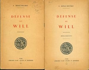Seller image for Dfense de Will: la vritable identit de William Shakespeare. for sale by Wittenborn Art Books
